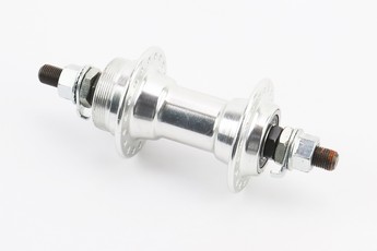 Втулка передня MTB алюмінієва 14Gx36H, Disk-brake (різьба), 2 пром-підшипники 6200 2RS, кріплення гайка, FB-A209B, арт. 406254