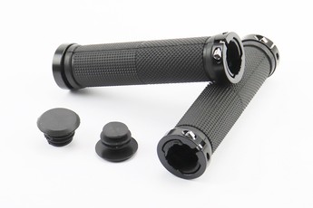 Ручки керма 130мм, з затискачем Lock-On з двох сторін, чорні FL=426, арт. 406356