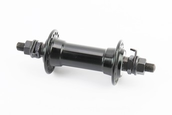 Втулка передня MTB алюмінієва 14Gx36H, V-brake, кріплення гайка, чорний, арт. 406462