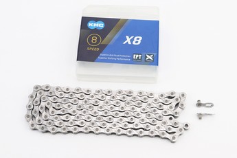 Ланцюг приводний 1/2х3/32х116L 6/7/8 швидкостей, сріблястий X8 EPT, арт. 406552