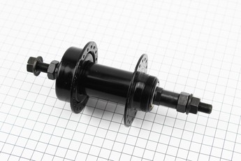 Втулка задня MTB 14Gx36H під тріскачку (велосипедну) Disk-brake, кріплення гайка чорний SF A25R, арт. 406915