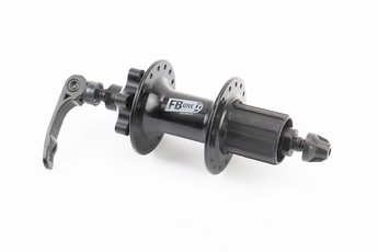 Втулка задня MTB алюмінієва 14Gx32H під касету 8-11 зірок, Disk-brake, 2 пром-підшипники 6200 2RS, кріплення ексцентрик, чорний FB-A291В, арт. 406923