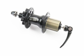 Втулка задня MTB алюмінієва 14Gx36H під касету 8-11 зірок, Disk-brake, 4 пром-підшипники 6001 2RS, кріплення ексцентрик, чорний FB-A292В, арт. 406925