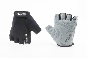 Рукавички без пальців XL з гелевими вставками під долоню, чорні SBG-1457, арт. 408090