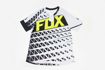Футболка (Джерсі) чоловіча L=(Polyester 80%/Spandex 20%), короткі рукави, вільний крій, сіро-ЧОРНА, НЕ оригінал, арт. 408152