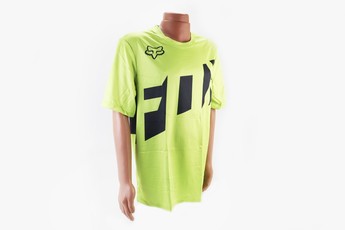 Футболка (Джерсі) чоловіча L=(Polyester 100%), короткі рукави, вільний крій, салатово-ЧОРНА, НЕ оригінал, тип 2, арт. 408231