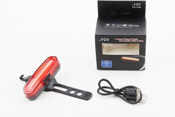 Ліхтар задній 120 lumen, Li-ion 3.7V 600mAh зарядка від USB, вологозахисний, AQY-096, арт. 409391