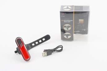 Ліхтар задній 60 lumen, Li-ion 3.7V 330mAh зарядка від USB, вологозахисний, HJ-040, арт. 409398