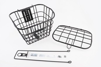 Кошик багажний передній 28&raquo; з кришкою, чорний YZ-061 (можливі подряпини, відколи, дефекти фарбування), арт. 409665
