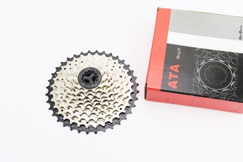 Касета 10 зірок 11,13,15,17,19,21,24,28,32,36Т (трансмісія 3х10), сріблясто-чорний KDF CS1036A, арт. 411154