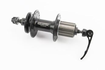 Втулка задня MTB алюмінієва 14Gx36H під касету 8-10 зірок, Disk-brake, 2 пром-підшипники 6000 2RS, кріплення ексцентрик, чорний D762TSBT, арт. 411318