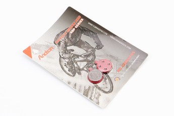 Гальмівні колодки Disk-brake (Xiaomi Mijia M365 Pro, Zoom DB250, 350, 450, 550), червоні YL=1013, арт. 411345