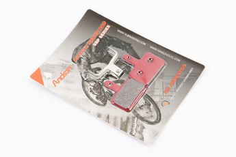 Гальмівні колодки Disk-brake (Shimano BR-M416,575,495,486,485,446,445,395,375), червоні YL=1001, арт. 411353