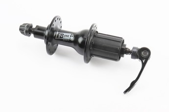 Втулка задня ROAD алюмінієва 14Gx32H під касету 8-11 зірок, V-brake, 2 пром-підшипники 6200 2RS, кріплення ексцентрик, чорний FB-A285В, арт. 411467