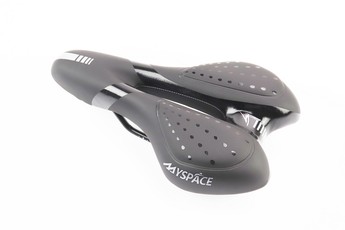 Сидіння MTB 270х160мм, чорно-сірий &laquo;GEL&raquo;, арт. 411532