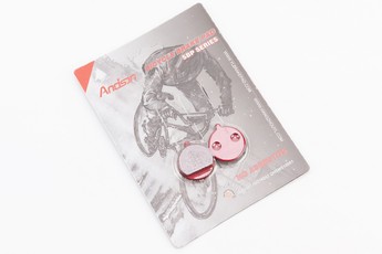 Гальмівні колодки Disk-brake (Xiaomi Mijia M365 Pro, Kugoo M4, M4 Pro), червоні YL=1063, арт. 412040