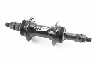 Втулка задня MTB алюмінієва 14Gx36H під тріскачку (велосипедну) Disk-brake (різьба), 2 пром-підшипники 6200 2RS, кріплення гайка, чорний FB-A209B, арт. 412086