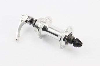 Втулка передня MTB алюмінієва 14Gx36H, Disk-brake (різьба), 2 пром-підшипники 6200 2RS, кріплення ексцентрик, арт. 412116