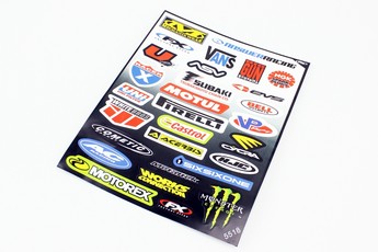 Наліпки на планшеті &laquo;MOTORSPORТ&laquo; набір 30шт 25х21, 5518, арт. 502262