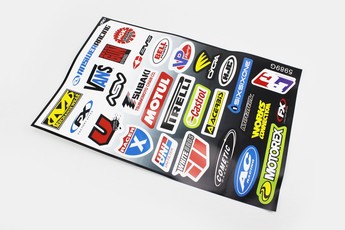 Наліпки на планшеті &laquo;MOTORSPORТ&laquo; набір 29шт 43х28, 5989G, арт. 502354