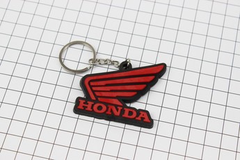 Брелок &laquo;HONDA&raquo;, гумовий 50х42мм, арт. 502391