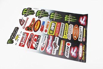 Наліпки на планшеті &laquo;MOTORSPORТ&laquo; набір 30шт 30х45, 5989F, арт. 502395
