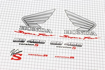 Наліпка &laquo;HONDA&raquo; 7шт 11х17, арт. 502439
