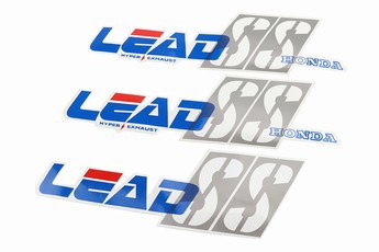 Наліпки набір 3шт &laquo;HONDA LEAD &laquo;SS&raquo; (35х10см), синій, арт. 502489