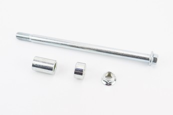 Вісь колеса заднього d=15мм, L=245мм + 2 втулки, арт. 508182