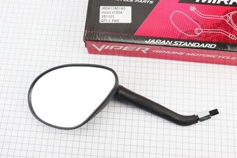 Дзеркало (праве) на мотоцикл &laquo;V150A&raquo; чорний, М10, арт. 508214