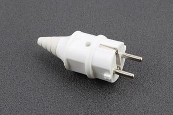 Вилка однофазна 16A, 250V, арт. 609182