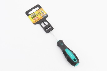 Викрутка магнітна TORX T6х75мм ручка з покриттям TPR 49-0067, арт. 702012