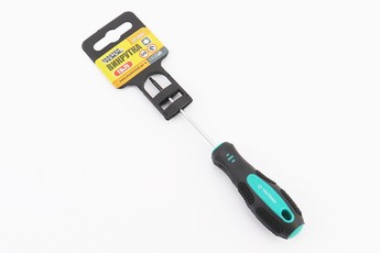 Викрутка магнітна TORX T8х75мм ручка з покриттям TPR 49-0087, арт. 702014