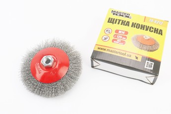 Щітка конусна М14 d=125мм з рифленого дроту, арт. 703083