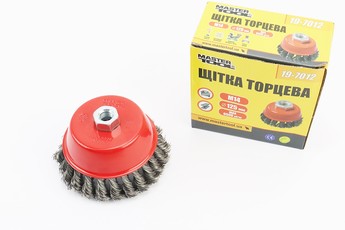 Щітка торцева М14 d=125мм з плетеного дроту, арт. 703097