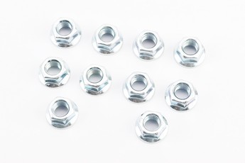 Гайка М10x1,5 фланц 8 цб зубч DIN6923, комплект 10шт, арт. 704028