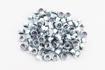 Гайка М8x1,25 самостоп 6 цб DIN985, комплект 100шт, арт. 704030