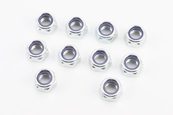Гайка М12x1,75 самостоп 6 цб DIN985, комплект 10шт, арт. 704032