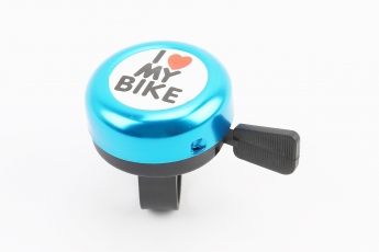 Дзвінок механічний &laquo;I love my Bike&raquo;, синій, арт. 996735