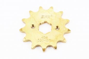 Зірка передня CG/CB 520H-13T GOLD (шліц 4мм), арт. 997928
