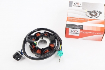 Статор магнето 8 котушок, роз'єм мама 3 + 2, висота 29мм, 152QMI 157QMJ GY6 125-150cc, арт. 998119