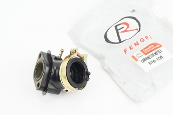 Патрубок карбюратора червоний 152QMI 157QMJ GY6 125-150cc, арт. 998136