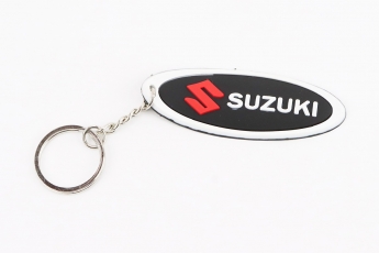 Брелок &laquo;SUZUKI&raquo;, гумовий 70х25мм, арт. 998224