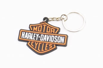 Брелок &laquo;HARLEY-DAVIDSON&raquo;, гумовий 51х35мм, арт. 998226