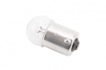 Лампа поворота (білий з цоколем) 12V/10W G18, арт. 998263