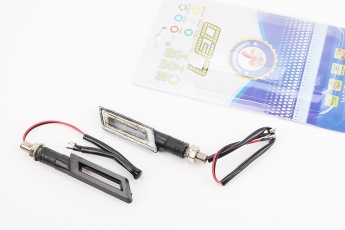 Поворот діодний LED тонкий з отвором, 2шт, арт. 998271