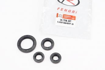 Loncin LX200GY-3 Сальники комплект 4шт (14x28x7; 16x28x7; 20x34x7; 34x50x7) двигуна, арт. 998516