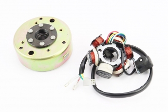 Магнето у зборі 6 котушок 152QMI 157QMJ GY6 125-150cc, арт. 998821