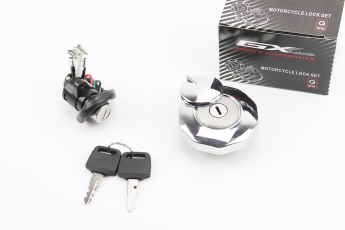 Замки, комплект Alpha 72cc/110cc (запалювання + кришка бака кругла), арт. 998871